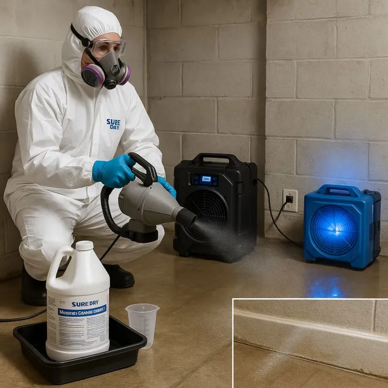 Sanitization and Odor Removal process in Sparta, NC