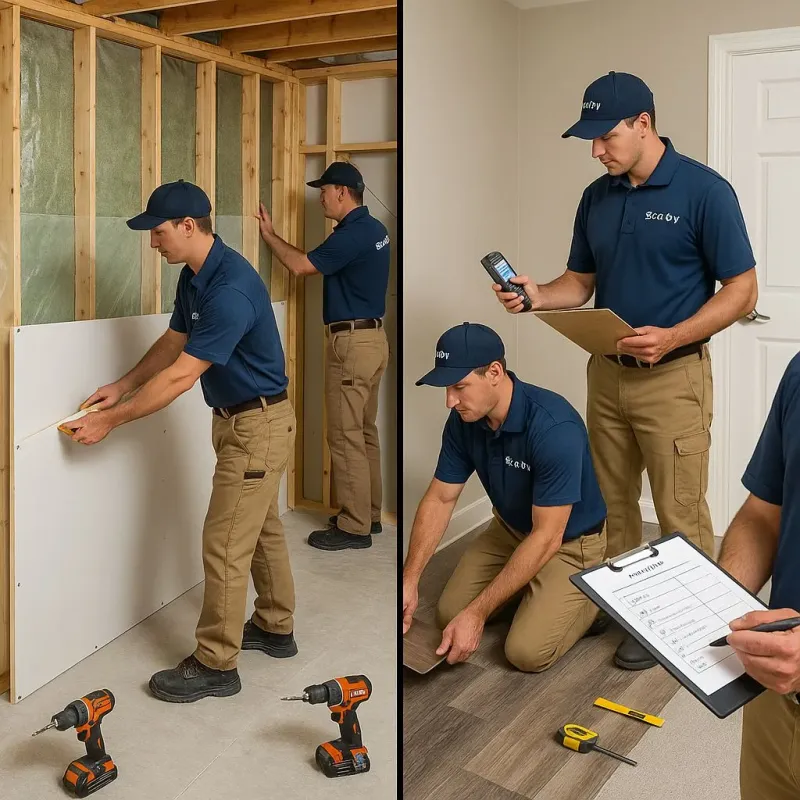 Repairs and Reconstruction process in Sparta, NC