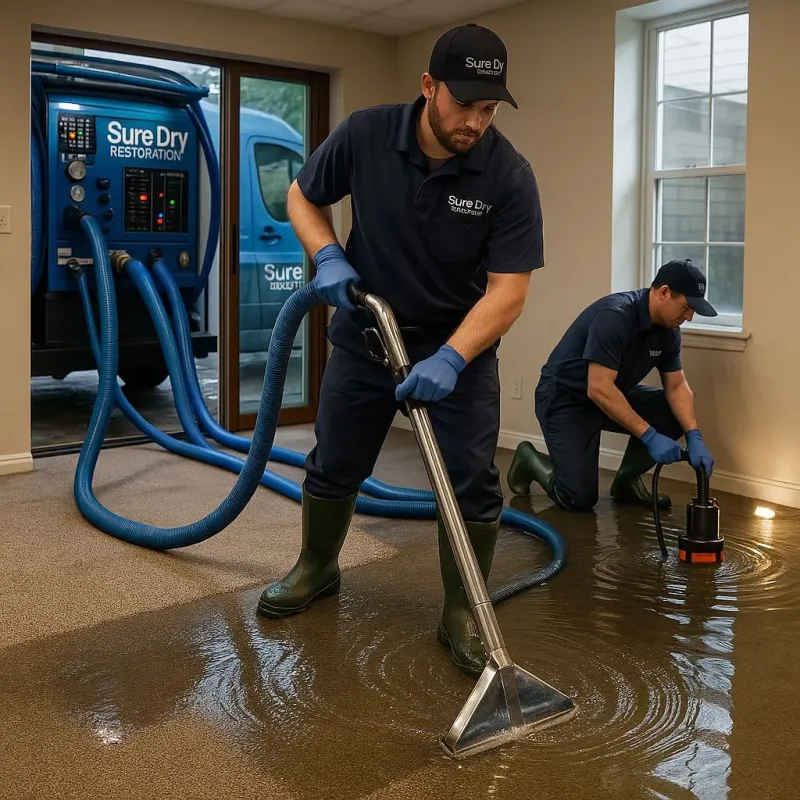 Water Extraction and Removal process in Sparta, NC